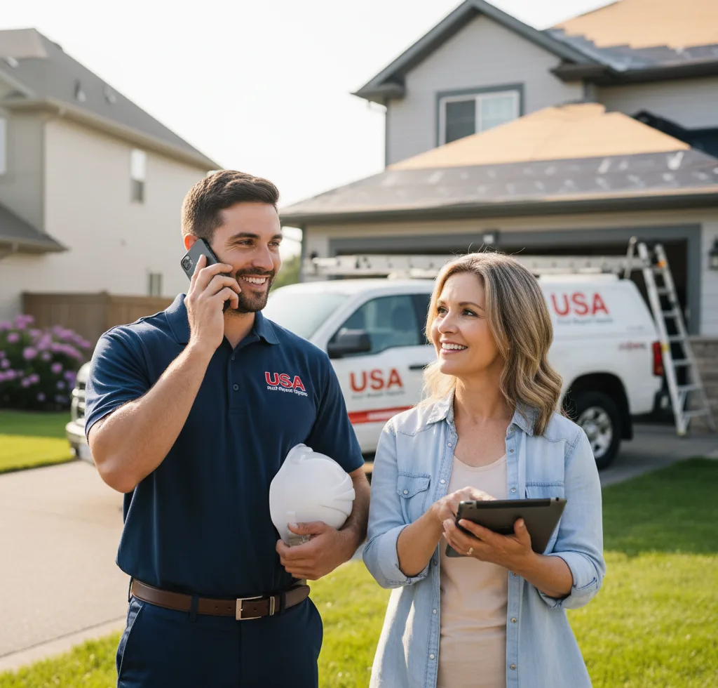 USA Roof Repair Experts customer support in Hamburg